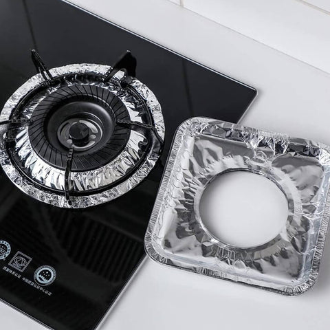 Reusable Aluminum Stove Burner Covers 10pcs