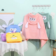 Hooded Cartoon Bath Towel for Kids