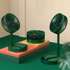 Telescopic Rechargeable Folding Fan