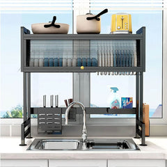 Flip & Expand Kitchen Dish Rack