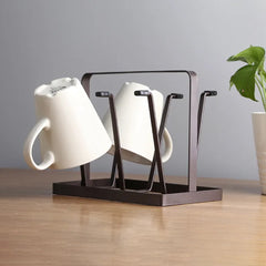 Iron Glass Stand And Cup Holder