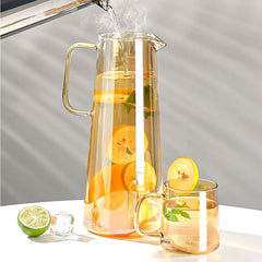 Heat Resistant Glass Water Jug (Premium Borosilicate)