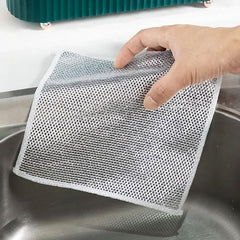 Steel Wire Cleaning Cloth Fridge Water Bottle (Pack Of 4)