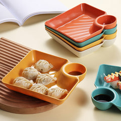 Square Dumpling Plate