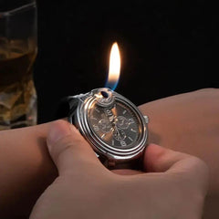 Wrist Watch Inflatable Lighter 2 in 1 Design