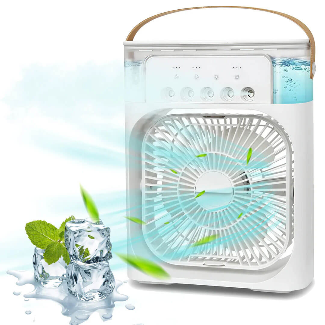 Portable Water Mist Fun Humidification Fan – Flashstore.pk