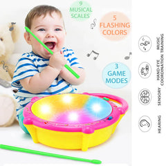 Flash Drum Musical Toy for Kids