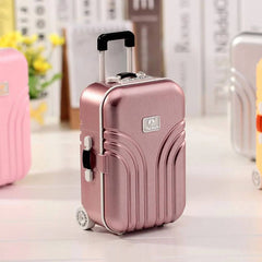 Mini Musical Suitcase Jewelry Box