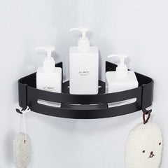 Bathroom Corner Shelf Organizer With Hook