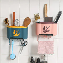 Wall Mounted Cutlery Drainer Rack