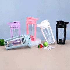 Portable Shaker Water Bottle 600Ml
