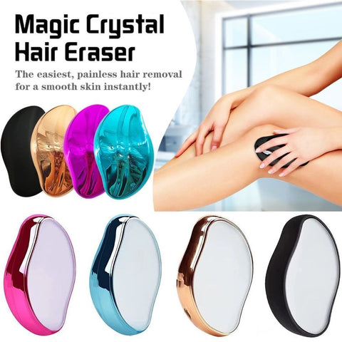 Reusable Crystal Hair Eraser For Men & Women Legs Or Magic Painless Hair Remover