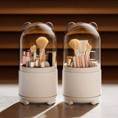 Rotating Makeup Brush Organizer