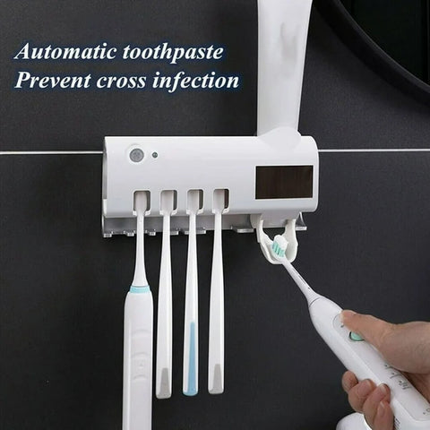 Electric Toothbrush Holder with UV Light