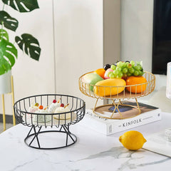 Modern Luxury Metal Fruit Basket