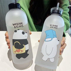 Frosted Character Water Bottle