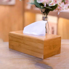 Bamboo Wooden Tissue Box