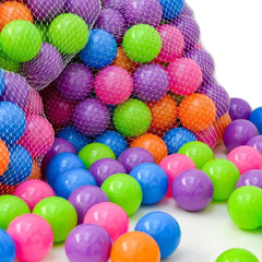 Multicolor 100Pcs Soft Plastic Tent Balls Set For Kids