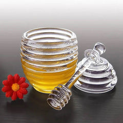 Honey Jar With Server