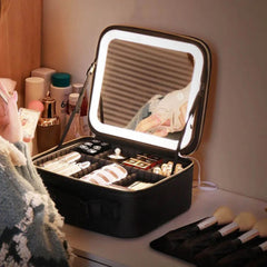 New Led Cosmetic Bag With Mirror