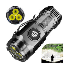 Portable Three-Eye Flashlight