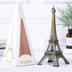 3d metal landmark Eiffel Tower building statue