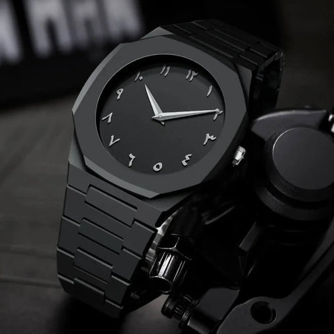 Arabic Aura Watch - Modern Creative Design Waterproof