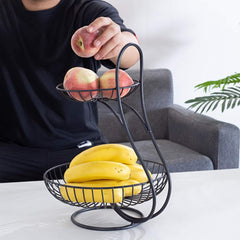 Double Layer Fruit Basket