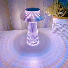 Touch Led Mushroom Crystal Lamp