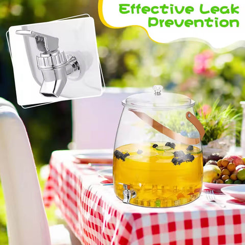 5.2L Beverage Dispenser with Spigot – Glass Pitcher