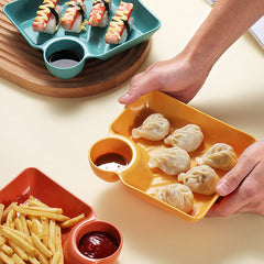 Square Dumpling Plate