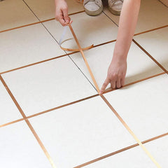 Tile Sticking Golden Tape