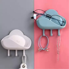 Cloud Shape Drain Soap Holder With Hook