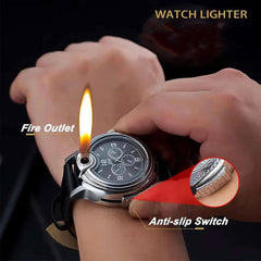 Wrist Watch Inflatable Lighter 2 in 1 Design