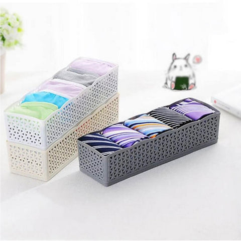 Socks Organizer 5 Grid Storage Basket