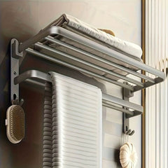 No Drilling Movable Towel Rack