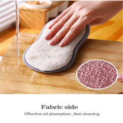 Double Sides Scrub Magic Dishwasher Sponge