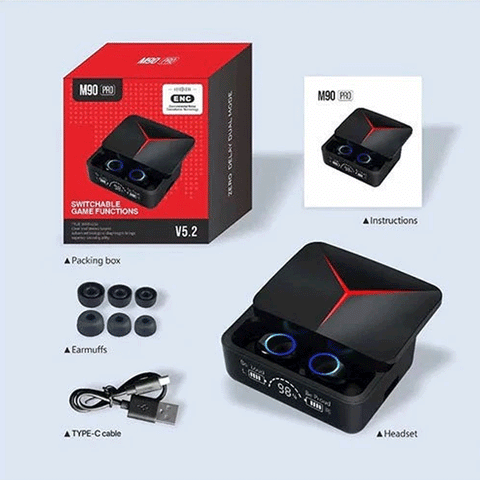 M90 TWS Wireless Earbuds