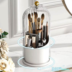 Luxury 360 Rotating Makeup Brush Holder