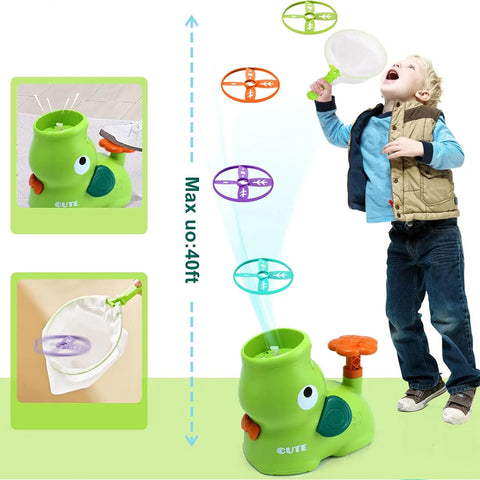 Whale Catching Game Flying Disc Launcher
