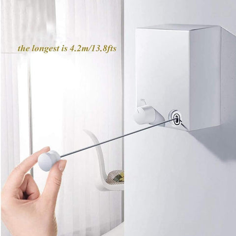 Telescopic Clothesline Wall Hanger
