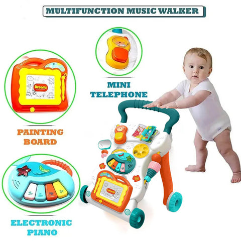 Huanger Musical Activity Walker for Kids (Large)