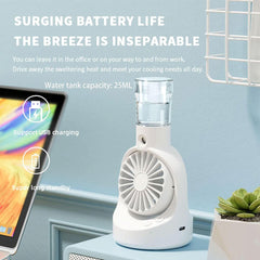 Portable Restocking Mist Spray Fan