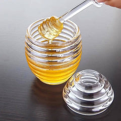 Honey Jar With Server