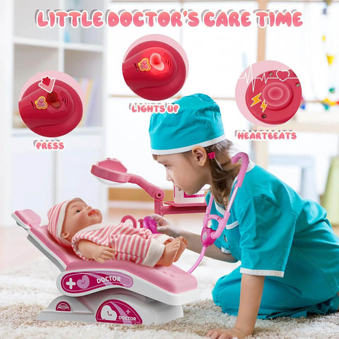 Realistic Dentist Playset for Kids