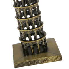 3D Metal Landmark Pisa Building Statue