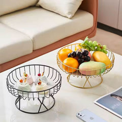 Modern Luxury Metal Fruit Basket