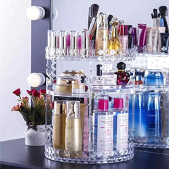 360 Rotating Cosmetic Makeup Organizer