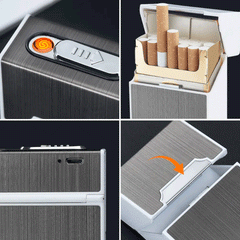 Cigarette Case With Electric Lighter