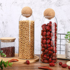 Ball Cork Glass Food Jars